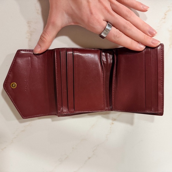 Coach Trifold Wallet with Butterfly Details - Picture 2 of 5